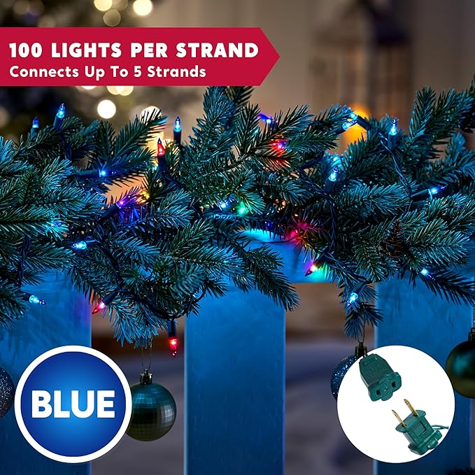 Joiedomi Blue Christmas String Lights - Image 3