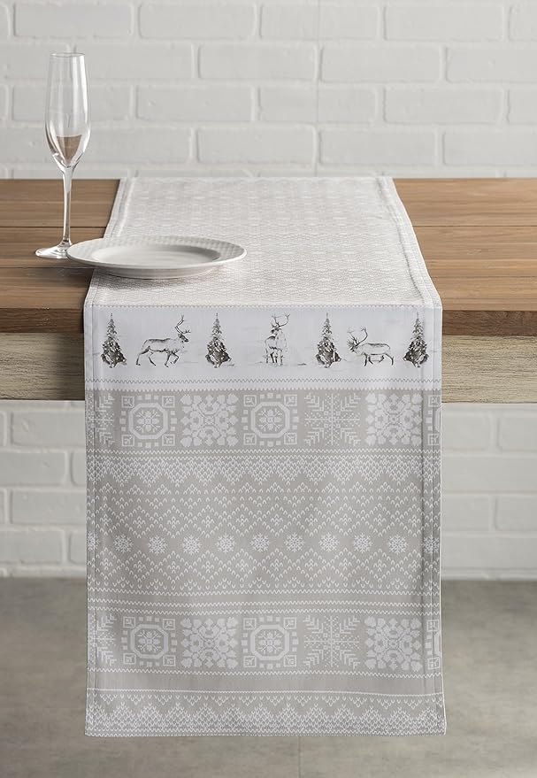Maison d' Hermine Table Runner 100% Cotton Single Layer Table Runners 90 inches - Image 2