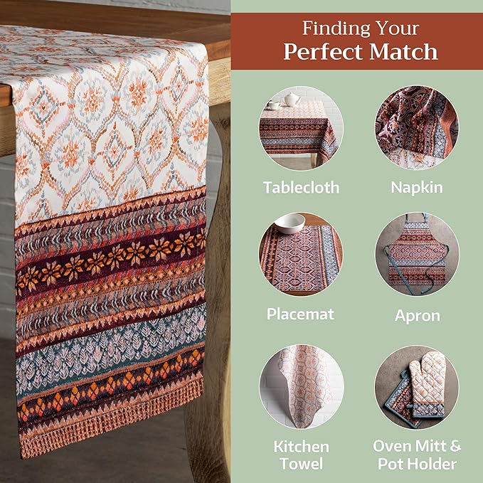 Maison d' Hermine Table Runner 100% Cotton Single Layer Table Runners 108 - Image 5