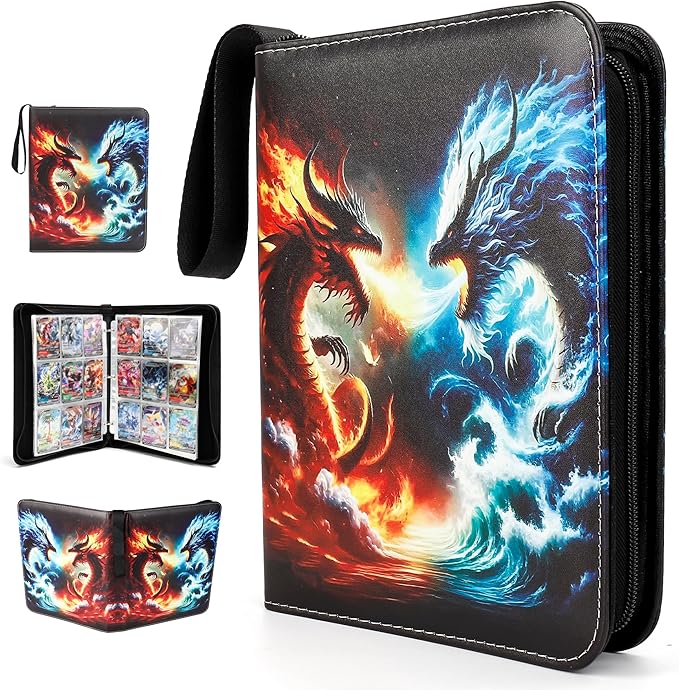 Premium Exo-Tec 9-Pocket Trading Card Binder by LearnToy