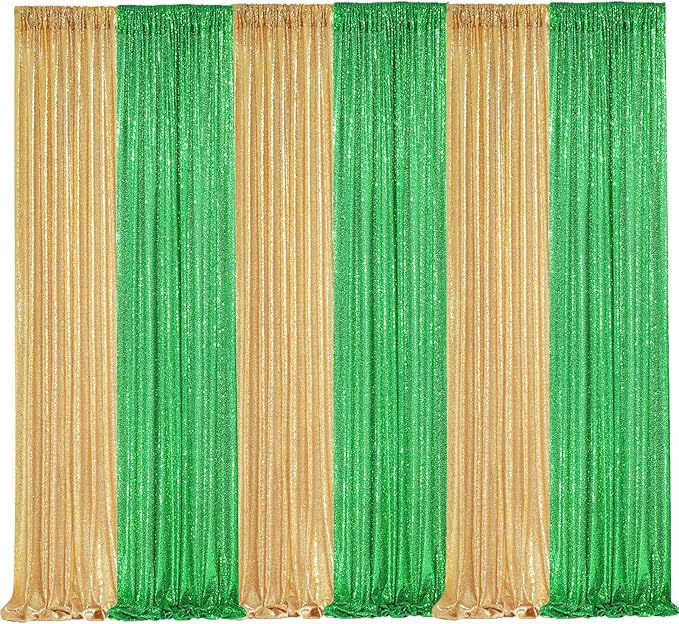 Gold Backdrop Curtain for Parties - Image 7