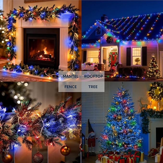 Joiedomi Christmas Lights Outdoor, 21.4ft String Xmas Decorations - Image 8