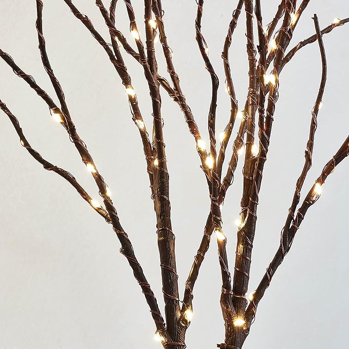 Birchlitland Lighted Brown Branches 18IN 70L Warm White Fairy Lights, LED - Image 4