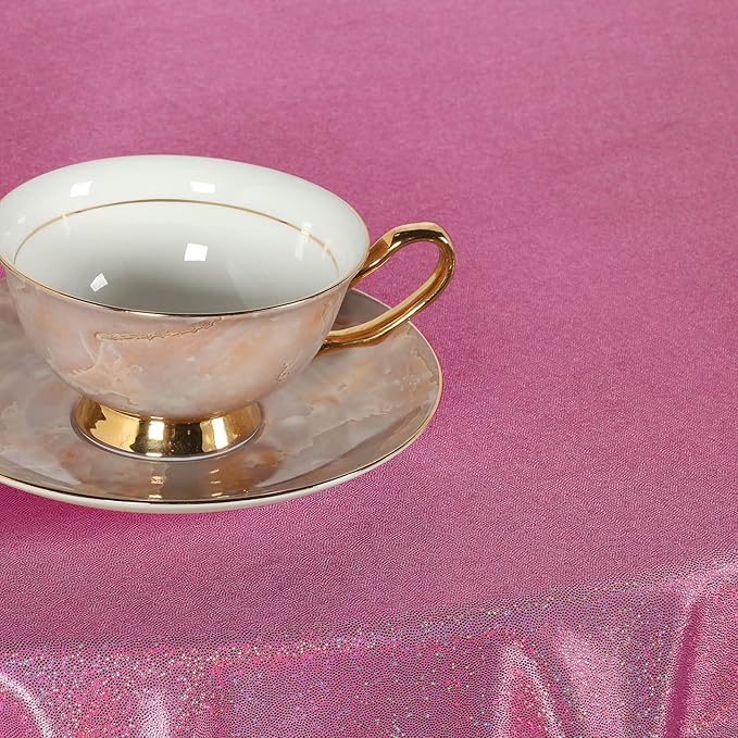 Fitable Fuchsia Sequin Tablecloth - Image 6