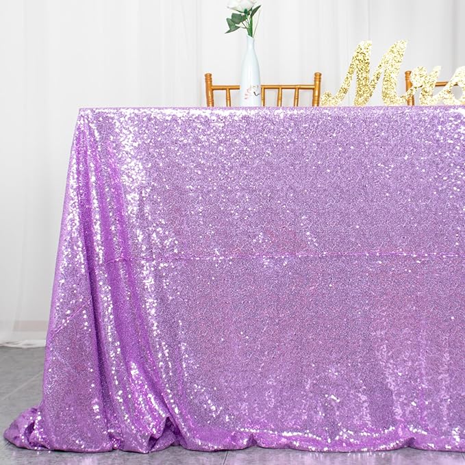 ShinyBeauty Lavender Table Cloths - Image 2