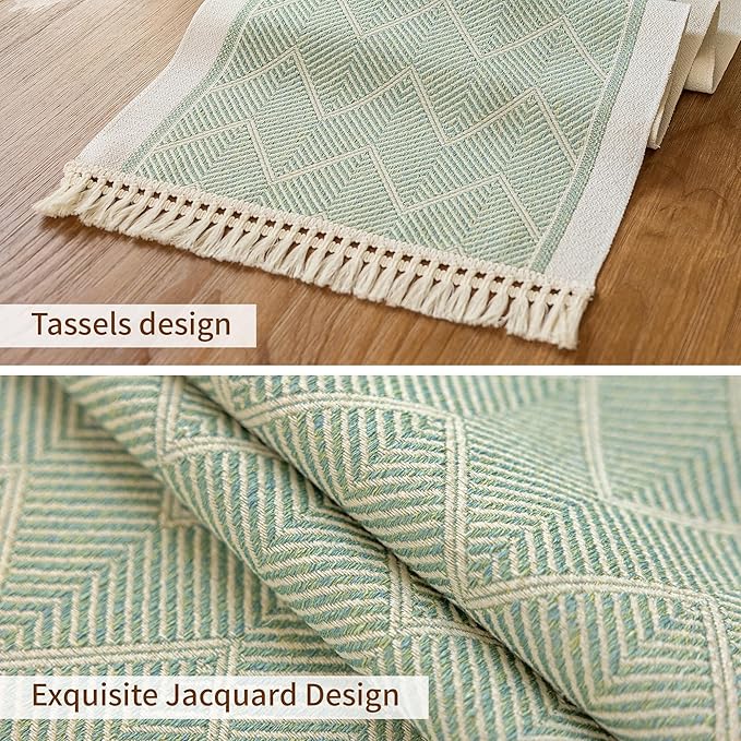 Table Runner 48 Inches Long, Waterproof Boho Table Runner - Image 3