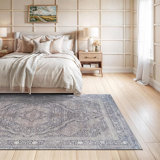 Bloom Rugs Washable Non-Slip 6' x 9' Rug - Image 7