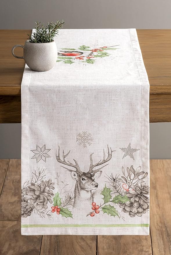 Maison d' Hermine Table Runner 100% Cotton Single Layer Table Runners 72 inches - Image 8
