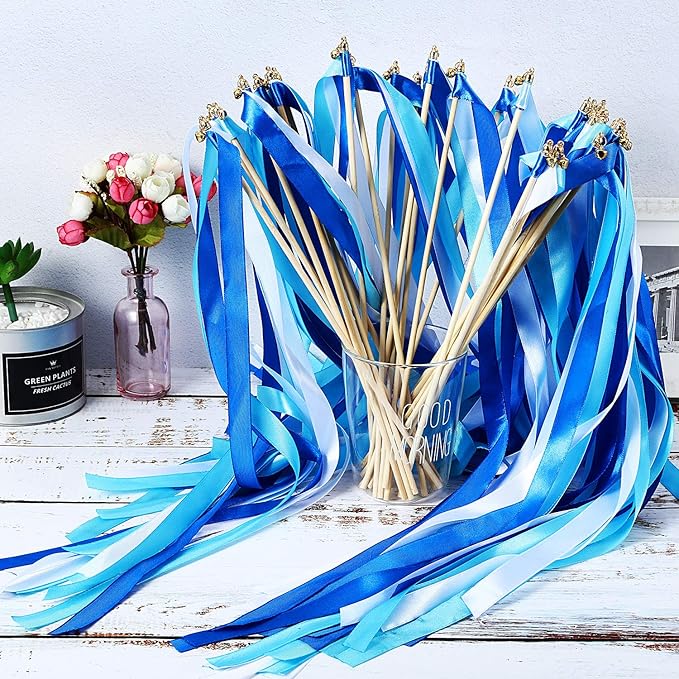 Boao 40 Pieces Mixed Color Ribbon Sticks - Image 2
