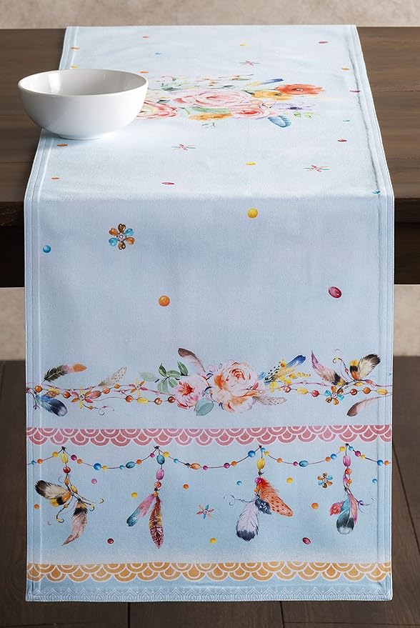 Maison d' Hermine Table Runner 100% Cotton Double Layer Table Runners 108 - Image 9