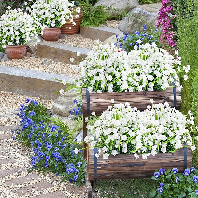 AmyHomie 20 Bundles Artificial Flowers - Image 7