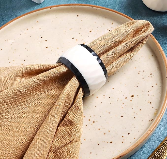 Epoxy Resin Napkin Rings Set of 12 - Image 5
