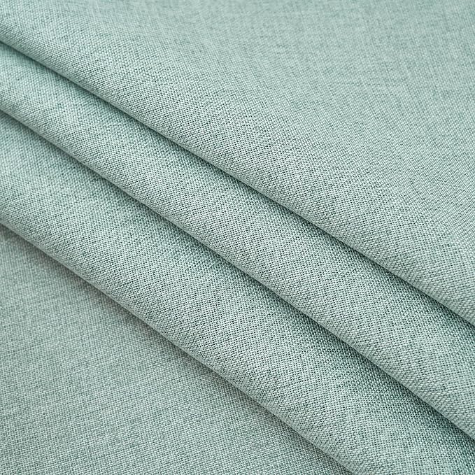 NLMUVW Sage Green Linen Tablecloth Rectangle, Rustic Textured Table Cloth Water - Image 3
