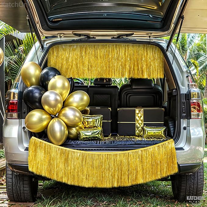 KatchOn, Bridal Shower | Golden Foil Curtains - Image 8