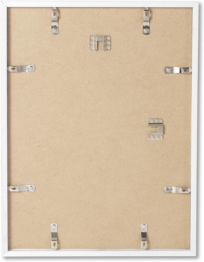 Opposite Wall - 24x36 in - White Solid Oak Wood Picture Frame - Lightweight - Image 2