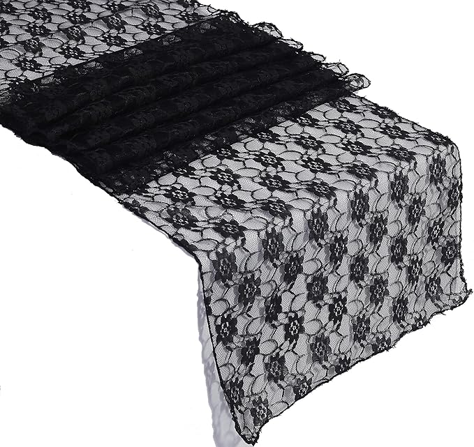 MDS Pack of 20 Wedding 12 x 108 inches Lace Table Runner - Image 9
