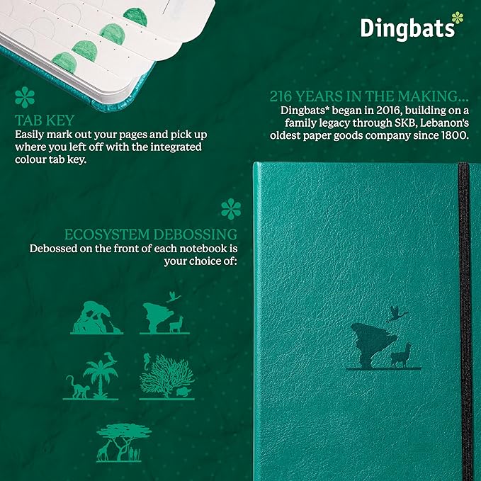 Dingbats* Earth Dotted Writing Journal Notebook A5 - Image 2