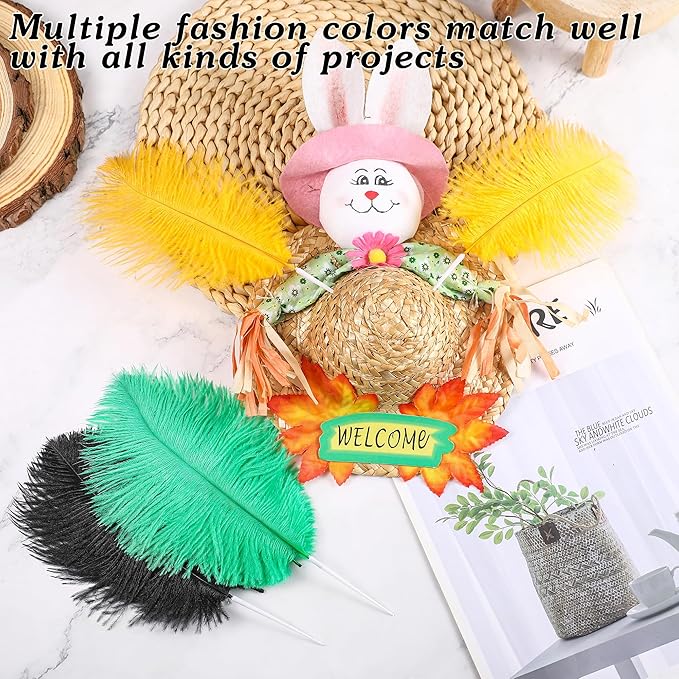 SOGUGOM Gold Craft Ostrich Feathers - Image 4