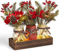 3 Pcs Mason Jar Centerpiece Decorations by Unknown