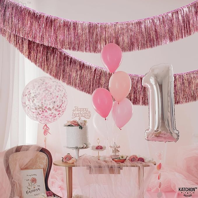 KatchOn, XtraLarge Pink Fringe Banner - Image 8