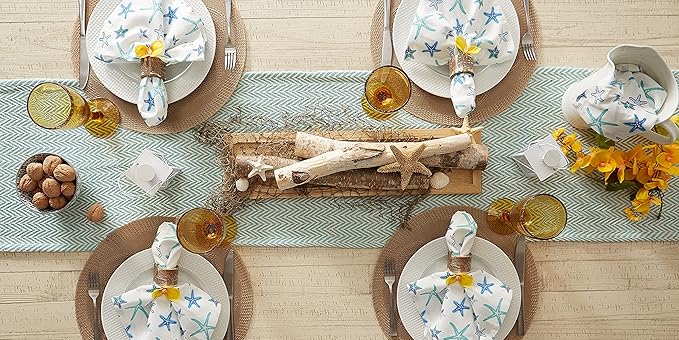 DII Woven Basic Tabletop Collection, Chevron Table Runner - Image 5