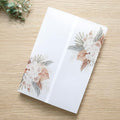 PONATIA 50PCS Vellum Jackets for 5x7 Invitation Cards- 135GSM Boho Flowers by ponatia