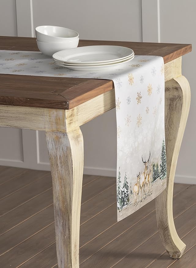 Maison d' Hermine Table Runner 100% Cotton Double Layer Table Runners 72 inches - Image 8