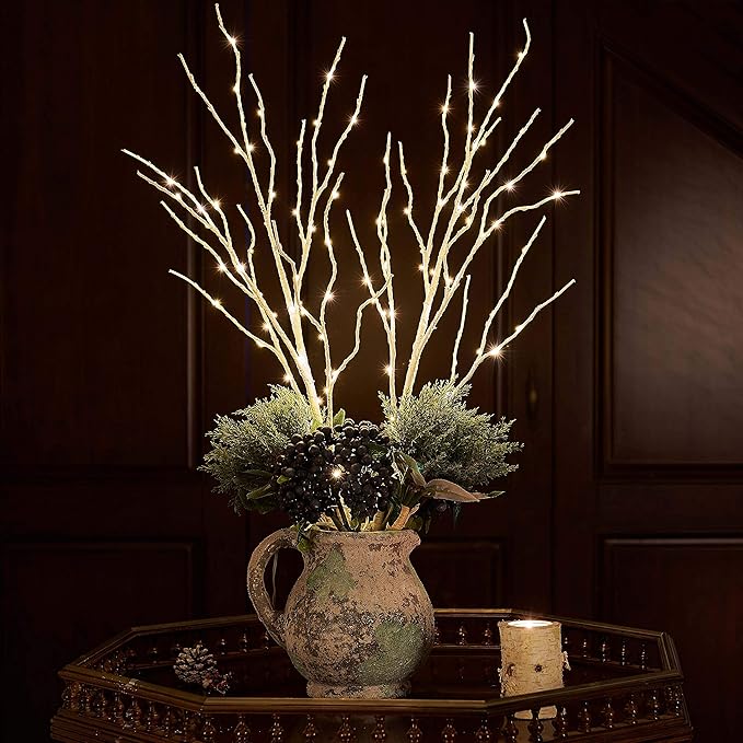 Hairui Lighted Artificial Twig Birch Branch - Image 3