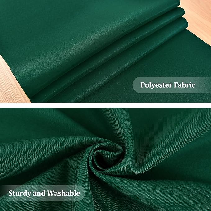 Farmhouse Green Table Runner Dining Table Runners 72 Inches Long Coffee Table - Image 4