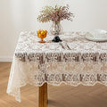 Lace Embroidered Tablecloth. Rectangle Lace Vintage Tablecloth Dustproof Table by OUZHUHUI