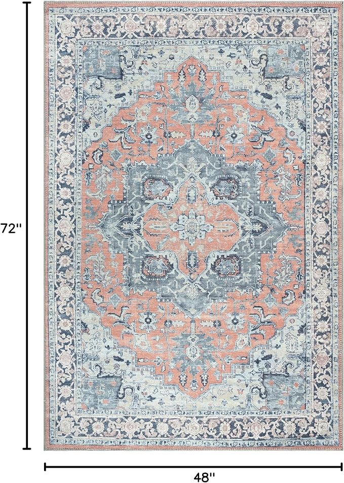 Bloom Rugs Washable Non-Slip 4' x 6' Rug - Image 2