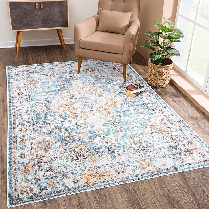 Bloom Rugs Washable Non-Slip 4' x 6' Rug by BloomRugs