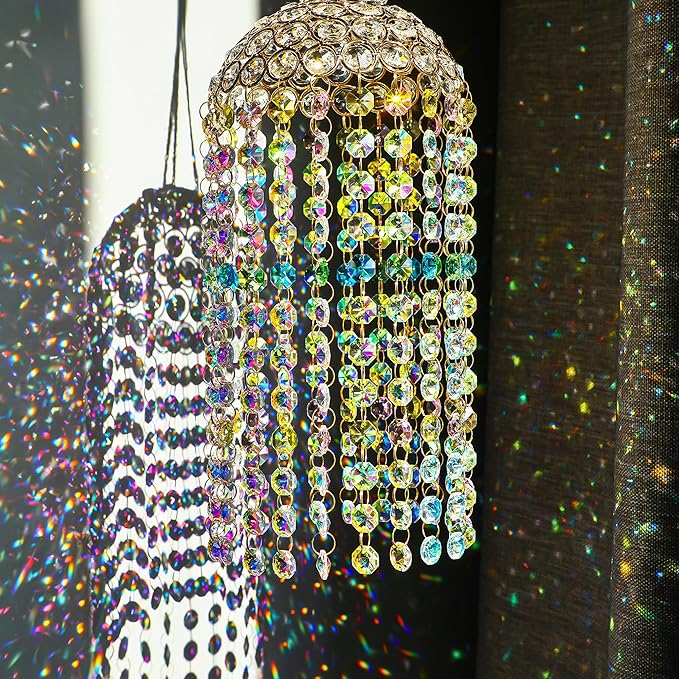 Crystal Suncatchers Window Hanging Wind Chime Garden Porch Home Wedding Party by HDHYALINEDORA