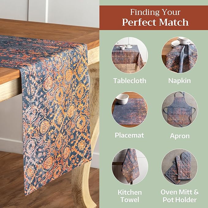 Maison d' Hermine Table Runner 100% Cotton Double Layer Table Runners 72 inches - Image 6