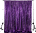 ShinyBeauty 4FT x 7FT Purple Sequin Backdrop | Photobooth Background | Wedding by ShinyBeauty