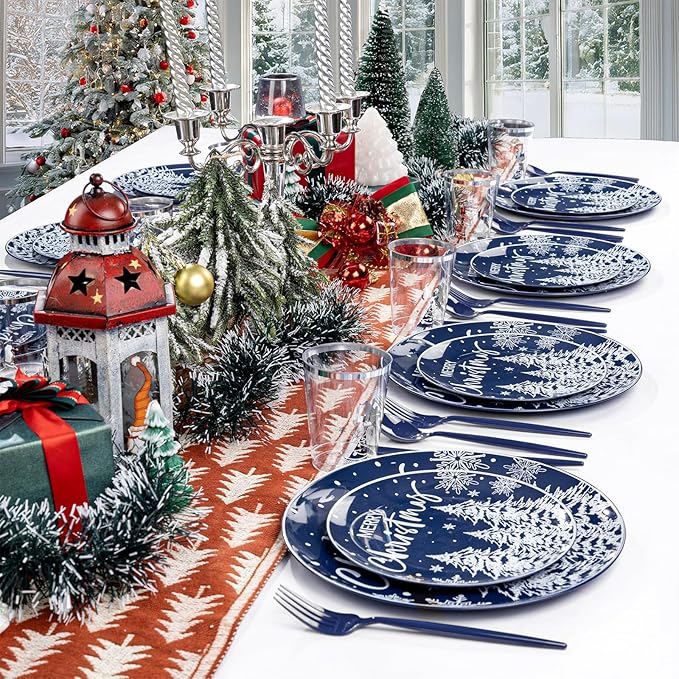 Supernal 150pcs Christmas Dinnerware Set - Image 6