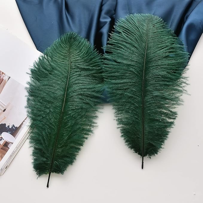 Ballinger Green Long Ostrich Feathers - Image 4