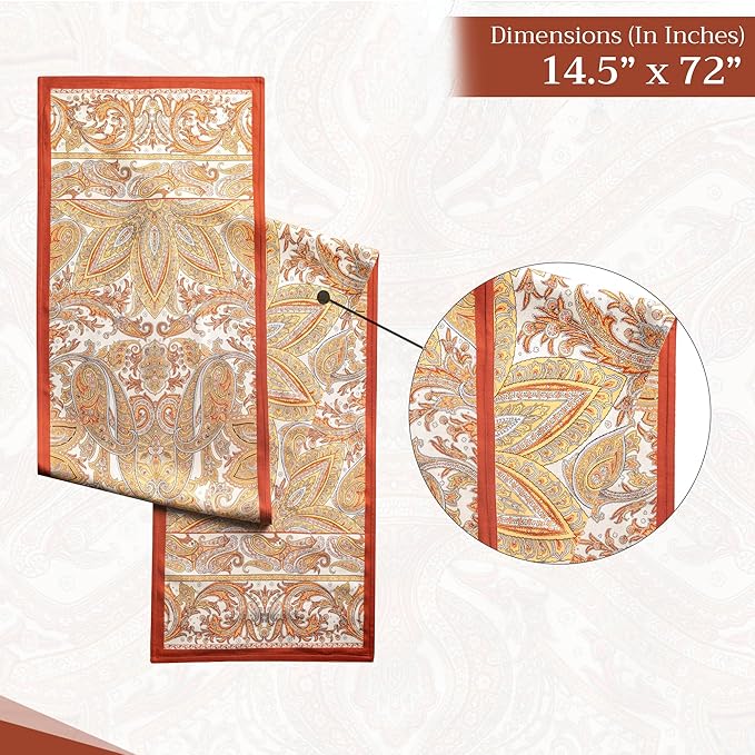 Maison d' Hermine Table Runner 100% Cotton Double Layer Table Runners 108 - Image 4