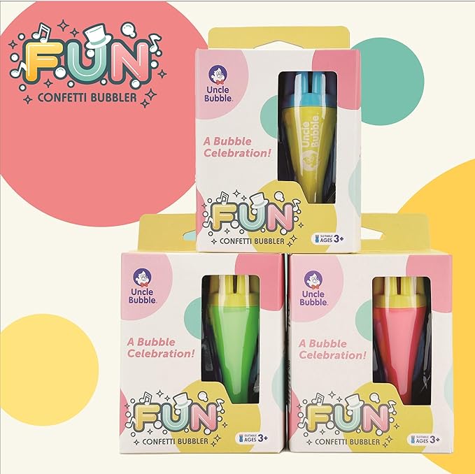 Uncle Bubble Blower for Kids and Toddlers, Uncle Bubble Mini Bubble Blower - Image 5