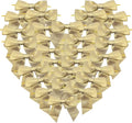 36pcs 4-1/2" Metallic Gold Glitter Ribbon Bows by Micomon