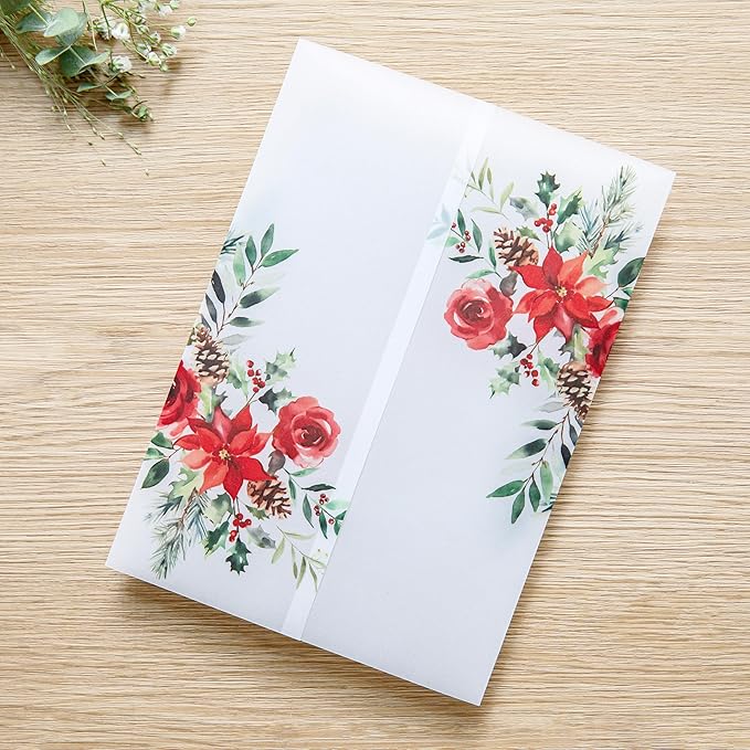 PONATIA 50 PCS 135gsm Vellum Jackets by ponatia