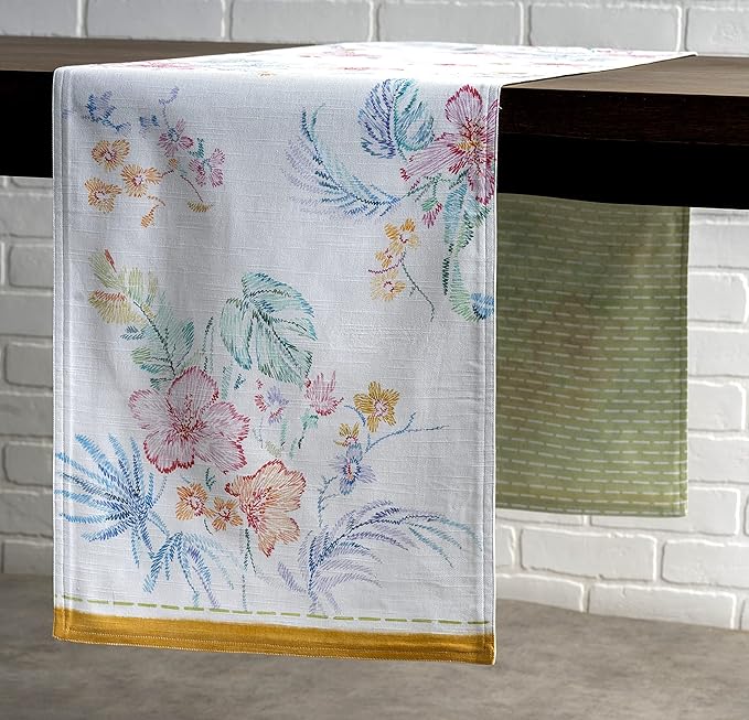 Maison d' Hermine Table Runner 100% Cotton Double Layer Table Runners 108 - Image 7