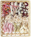 DIY Natural Dried Flower Set for Vase, Bulk Boho Dried Flowers by xinsconvey