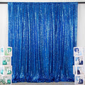ShinyBeauty Royal Blue Sequin Photo Booth Backdrop 5x10FT | Glitter Birthday by ShinyBeauty