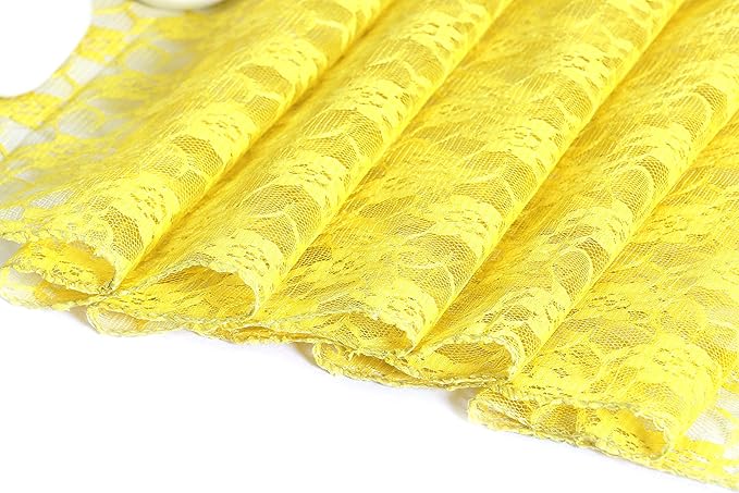 MDS Pack of 15 Wedding 12 x 108 inches Lace Table Runner - Image 5