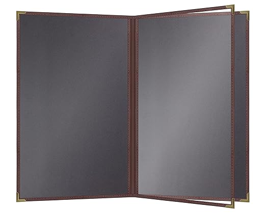 Goodsmart Pajco Style Restaurant Menu Covers – Pack of 10, Side-Loading Menu by Goodsmart