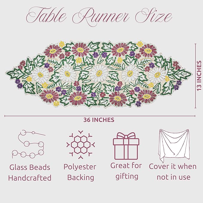 Luxury Beaded Table Runner - Image 4