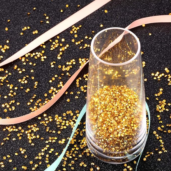 10000 Clear Wedding Table Scatter Confetti Crystals Acrylic Diamonds Rhinestones - Image 5