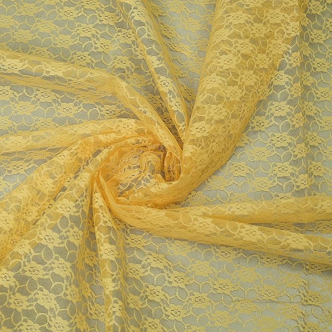 MDS Pack of 5 Wedding 12 x 108 inches Lace Table Runner - Image 6