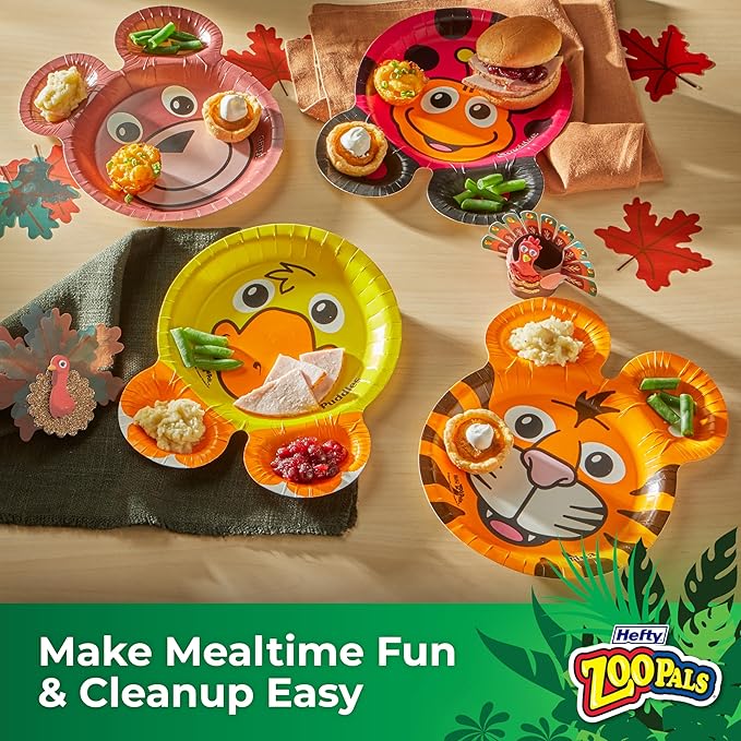 Hefty Zoo Pals Party Edition Paper Plates - Image 4